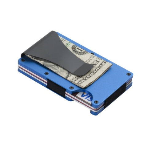 Carbon Fiber Wallet - Aluminum Card Holder with Slim Design